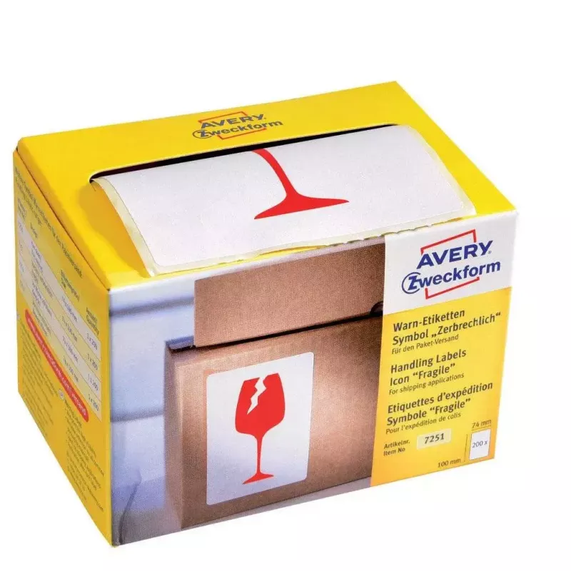 Etichetta autoadesiva rettangolare AVERY 7251 blu