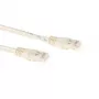 Cavo patch ACT avorio 20 metri U/UTP CAT6A con connettori RJ45