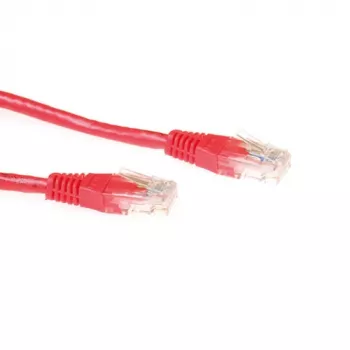 ACT Rosso 1,5 metri cavo patch U/UTP CAT6A con connettori RJ45
