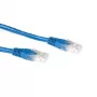 ACT Blu 0,5 metri cavo patch U/UTP CAT6A con connettori RJ45