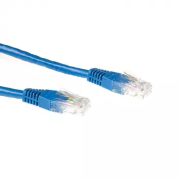 ACT Blu 15 metri cavo patch U/UTP CAT6A con connettori RJ45
