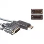 Cavo di conversione connettore maschio DisplayPort su connettore maschio DVI 1,00 m ACT AK3993