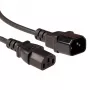 Cavo di alimentazione ACT Powercord LSZH C13 - C14 nero 1,8 m