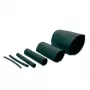 ACT guaina termorestringente misura: Ø prima della contrazione 1,60 mm nero mm, guaina termorestringente, nero, 122 cm, 1,6 mm, 1 pz.