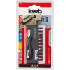 Set di punte per cacciavite KWB Industrial Steel Standard Handy Bit Box