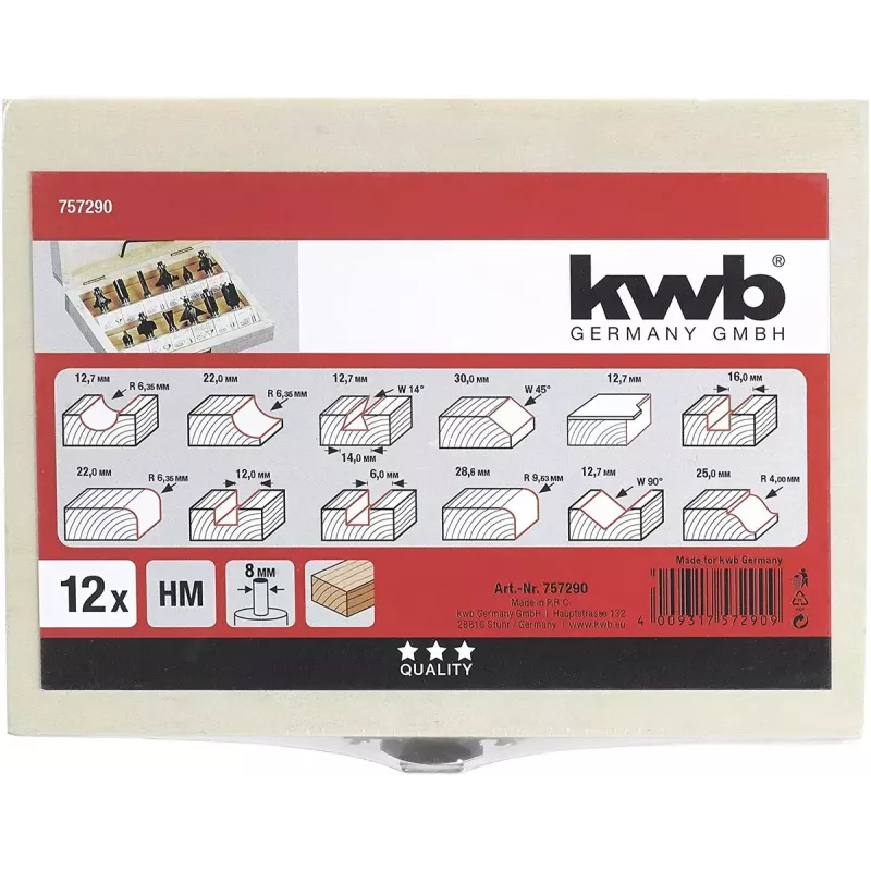 Fresa rotante KWB 757290