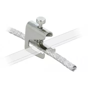 Fermacavo DeLOCK 66445 argento