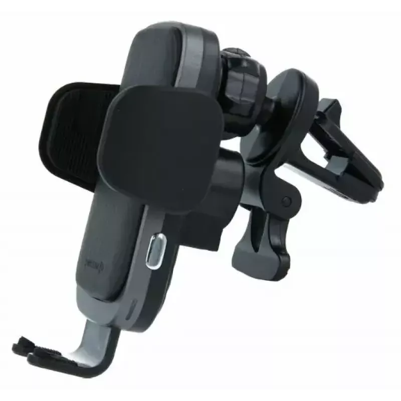 Swissten S-Grip W2-AV5 supporto auto con caricatore wireless da 15 W, con cavo USB/USB-C, nero
