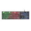 Trust GXT 835 Azor Tastiera Gaming USB Tedesco nero