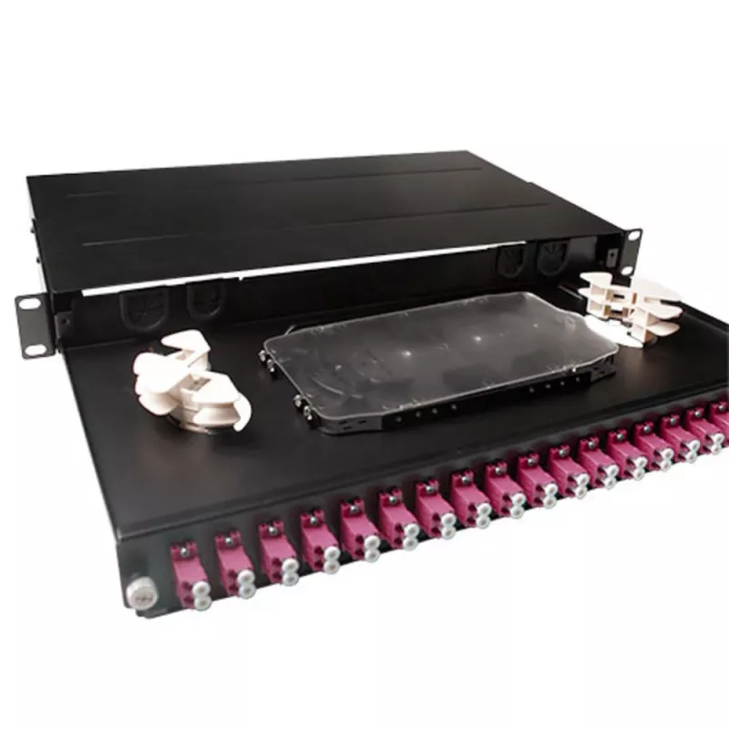 Pannello in fibra ACT Fiber 24 x Duplex-LC multimodale OM4