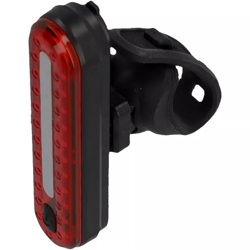 Fischer 50647 set di luci a LED per bicicletta a batteria, faro anteriore 80 lux