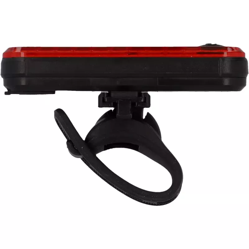 Fischer 50647 set di luci a LED per bicicletta a batteria, faro anteriore 80 lux