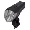 Fischer 50647 set di luci a LED per bicicletta a batteria, faro anteriore 80 lux