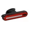 Fischer 50647 set di luci a LED per bicicletta a batteria, faro anteriore 80 lux