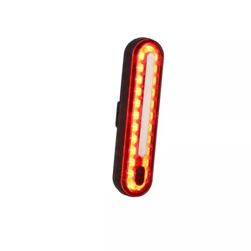 Fischer 50647 set di luci a LED per bicicletta a batteria, faro anteriore 80 lux