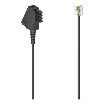 Hama 00300045 cavo telefonico 3 m nero