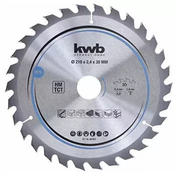 Lama per sega circolare KWB 587857 con placchette in metallo duro 1 pz.