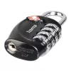 Hama 00139502 lucchetto/allarme per valigia con combinazione nero, rosso, argento, bianco