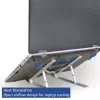 ACT supporto pieghevole per laptop alluminio, regolabile in altezza su 7 livelli