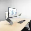 ACT supporto pieghevole per laptop alluminio, regolabile in altezza su 7 livelli