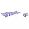 Rapoo 9750M tastiera mouse incluso wireless Bluetooth QWERTZ tedesco viola