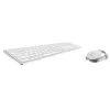 Rapoo 9850M tastiera mouse incluso Home RF wireless Bluetooth QWERTZ tedesco bianco
