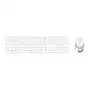 Rapoo 9850M tastiera mouse incluso Home RF wireless Bluetooth QWERTZ tedesco bianco
