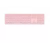 Rapoo E9800M tastiera wireless Bluetooth QWERTZ tedesco rosa