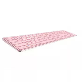 Rapoo E9800M tastiera wireless Bluetooth QWERTZ tedesco rosa