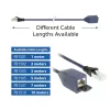 ACT blu 3 metri LSZH S/FTP CAT6A MPTL cavo di prolunga con protezione linguette e connettori RJ45