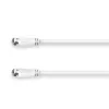 Hama 00179229 Cavo coassiale 7,5 m tipo F bianco