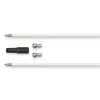 Hama 00179261 Cavo coassiale 10 m nero, metallizzato, bianco