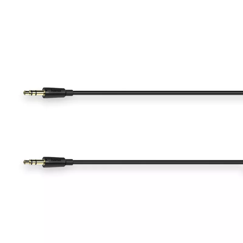 Cavo audio Hama Flexi-sottile 1,5 m jack 3,5 mm maschio a maschio nero