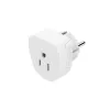 Adattatore per presa Hama 00223458 tipo E/F ibrido tipo B bianco