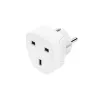 Adattatore per spina Hama 00223459 tipo E/F ibrido tipo G (UK) bianco