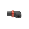 ACT C13 IEC Lock+ connettore maschio a squadretta sinistra o destra ricollegabile nero, PA130100RBK