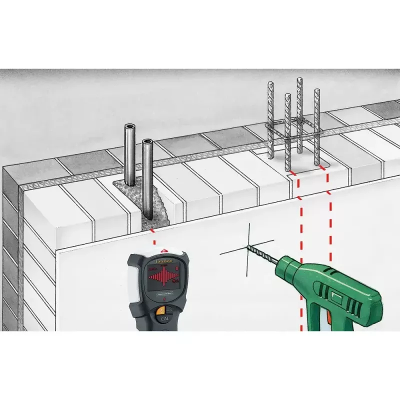 Laserliner MultiScanner Plus multirilevatore digitale ferro metallo cavo sotto tensione metallo non ferroso legno