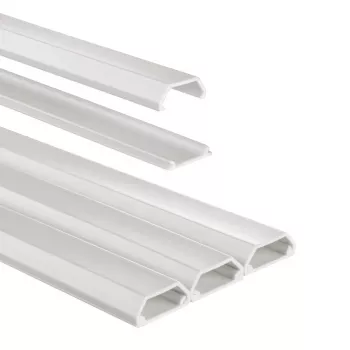 Hama 00220981 organizzatore cavi universale canalina portacavi bianco 3 pezzi