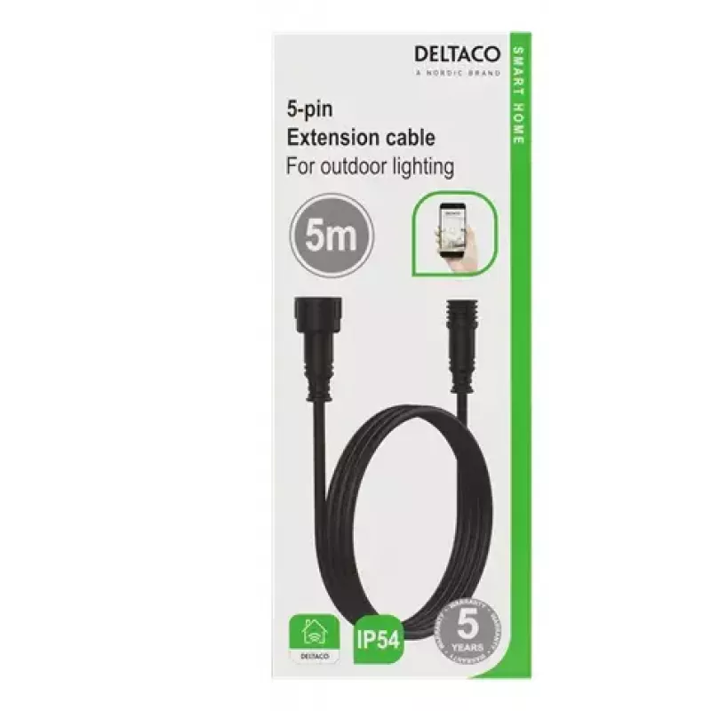 Cavo di alimentazione Deltaco SH-OLC01 nero 5 m
