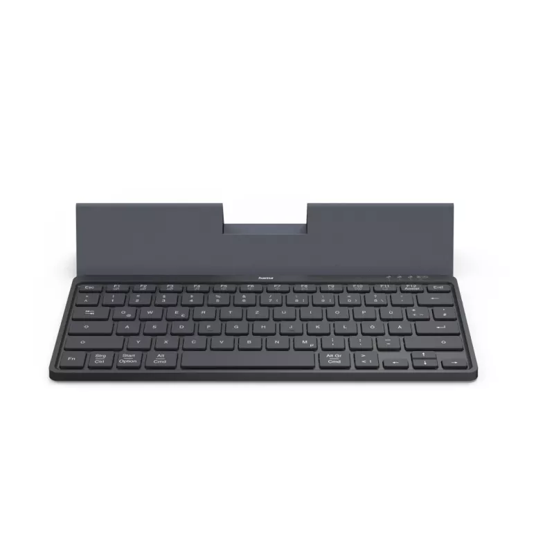 Hama Travel 600 QWERTZ tedesco Bluetooth nero, grigio scuro
