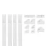 Hama 00221017 gestore cavi canale passacavi universale bianco 4 pezzi