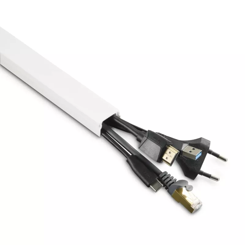 Hama 00221017 gestore cavi canale passacavi universale bianco 4 pezzi