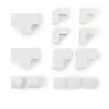 Hama 00221017 gestore cavi canale passacavi universale bianco 4 pezzi
