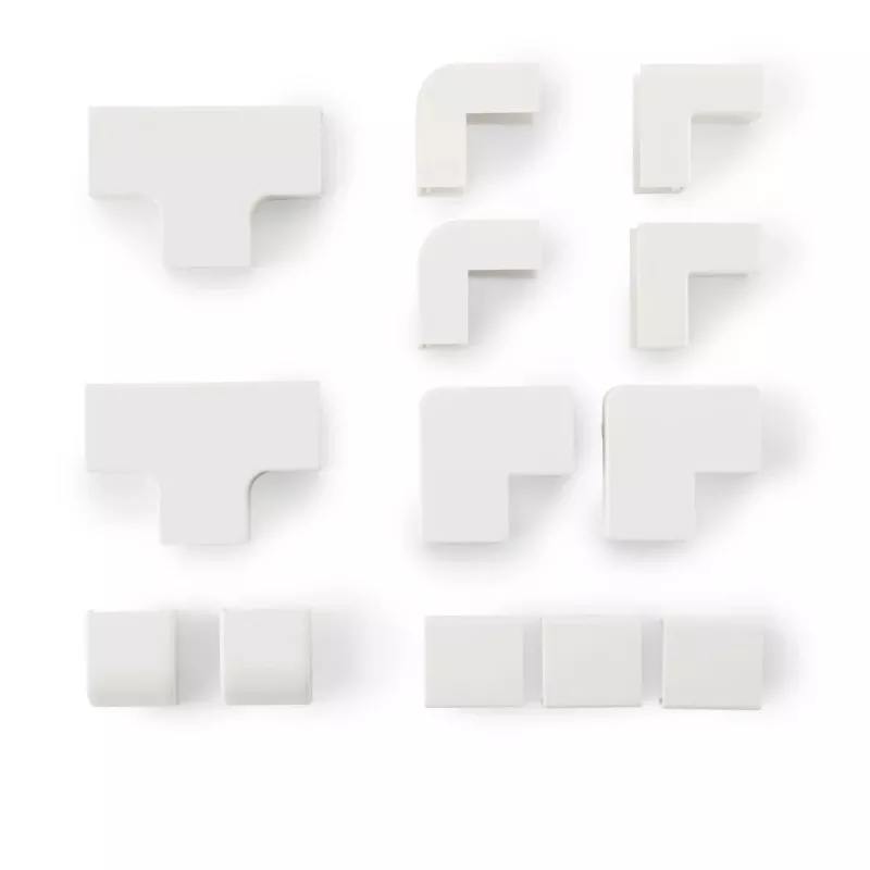 Hama 00221017 gestore cavi canale passacavi universale bianco 4 pezzi