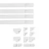 Hama 00221017 gestore cavi canale passacavi universale bianco 4 pezzi