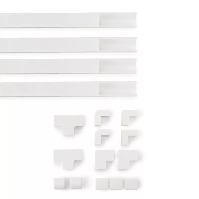 Hama 00221017 gestore cavi canale passacavi universale bianco 4 pezzi