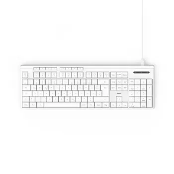 Hama CK-200 tastiera per ufficio/casa USB QWERTZ tedesco bianco