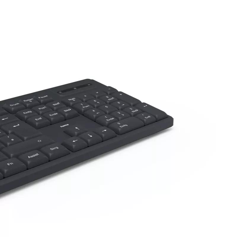 Hama WK-200 tastiera per ufficio/casa RF wireless QWERTZ tedesco nero