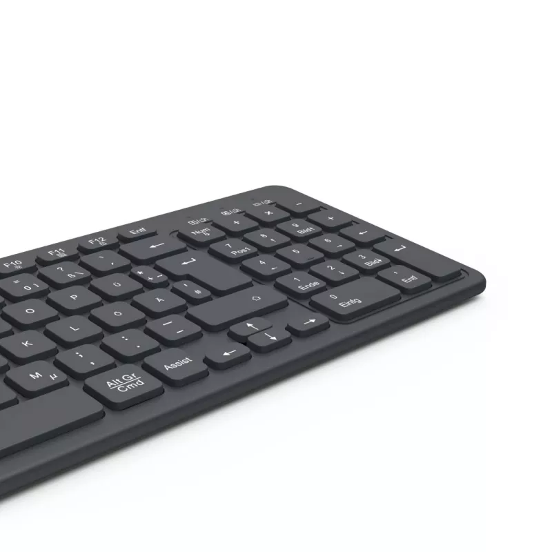 Hama WK-300 tastiera per ufficio/casa RF wireless + Bluetooth QWERTZ nero