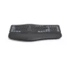 Hama WK-900 Ergo tastiera wireless multi-dispositivo divisa, LED, QWERTZ, nera